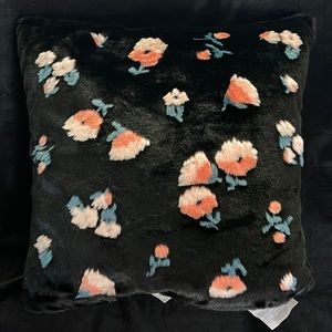 Flora Faux Fur Pillow Anthropologie .20X20